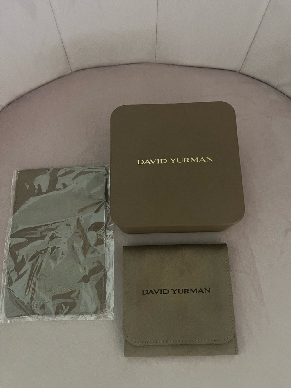 David Yurman Jewelry Box & Pouch Set